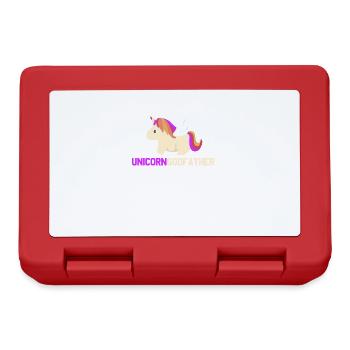 Unicorn Godfather - Lunchbox - red - Front