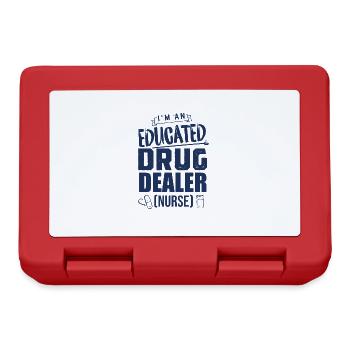 Senior Caregiver Nurse Nurse Nurse Doctor - Lunchbox - red - Front