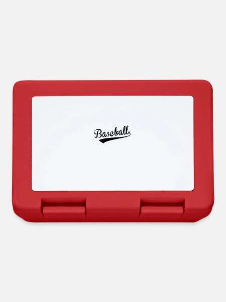 Baseball Baseball Baseball Baseball - Lunchbox - red