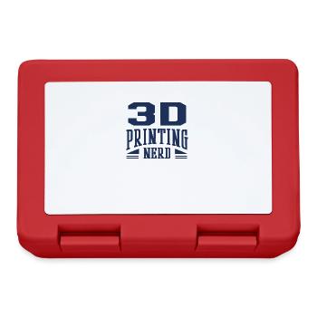 3D Druck - Brotdose - Rot - Vorne