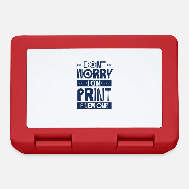 3D Druck Drucker Drucken 3D - Brotdose - Rot