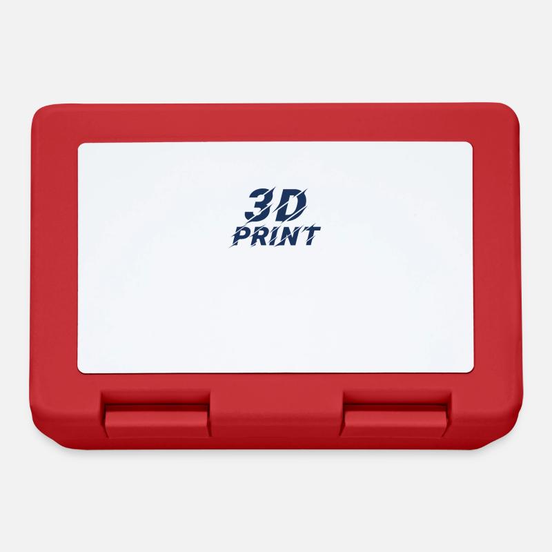 3D Druck Drucker Drucken 3D - Brotdose - Rot
