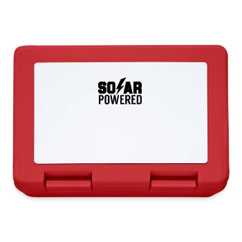 Solar operated - Lunchbox - red - Front