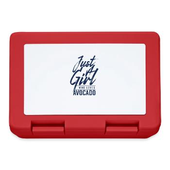 avocado - Lunchbox - red - Front