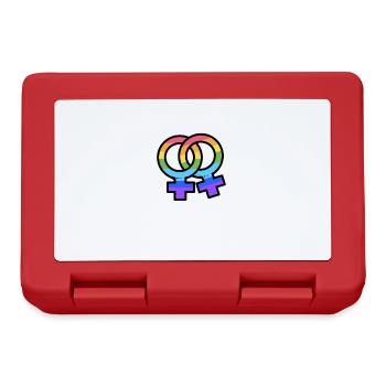 LGBT flag lesbian pride - Lunchbox - red - Front