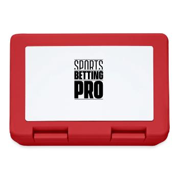 Team bet sports bet gambling sports betting - Lunchbox - red - Front