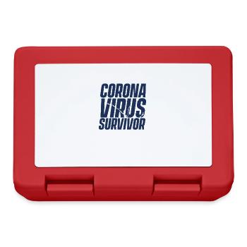 Virus Corona Wuhan Pandemic Coronavirus epidemic - Boîte à goûter - rouge - Devant