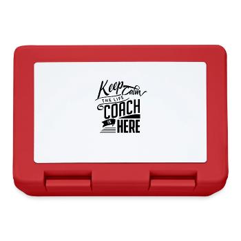 Trainer Guru Life Coach Lifestyle life coach - Lunchbox - red - Front