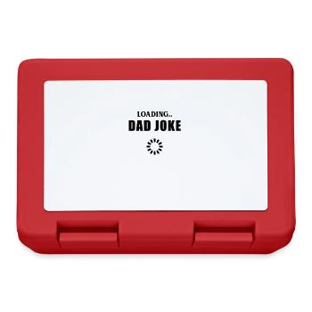 Funny dad joke dadjoke dad joke dad saying - Lunchbox - red - Front