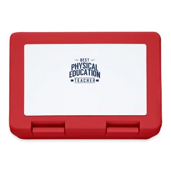 Physical education teacher - Lunchbox - red - Front
