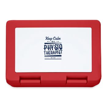 Team physiotherapist physiotherapy physio profession - Lunchbox - red - Front