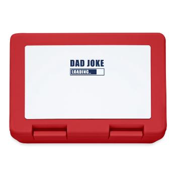 Dad Joke - Lunchbox - red - Front