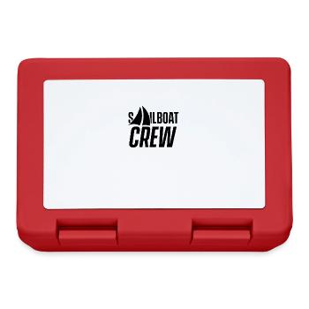 Sailing yacht sailboat captain ship crew skipper - Lunchbox - red - Front