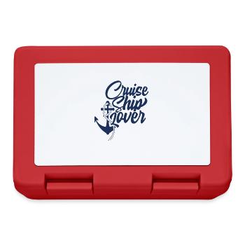 Cruise ship - Lunchbox - red - Front