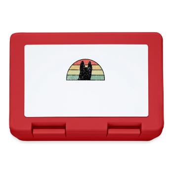 Belgian Shepherd Dog Animal Belgian - Lunchbox - red - Front