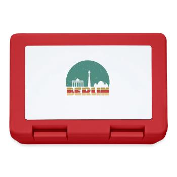 Skyline Berlin vintage - Lunchbox - red - Front