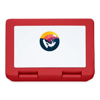 Kite Kiteboarding Kitesurfer Kiteboarding Gift - Lunchbox - red - Front