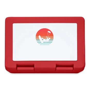 Kite Kiteboarding Kitesurfer Kiteboarding Gift - Lunchbox - red - Front