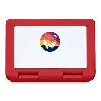 Kite Kiteboarding Kitesurfer Kiteboarding Gift - Lunchbox - red - Front
