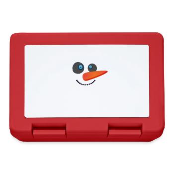 funny gift santa claus christmas - Lunchbox - red - Front