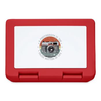 Vintage camera photography lover retro gift - Lunchbox - red - Front