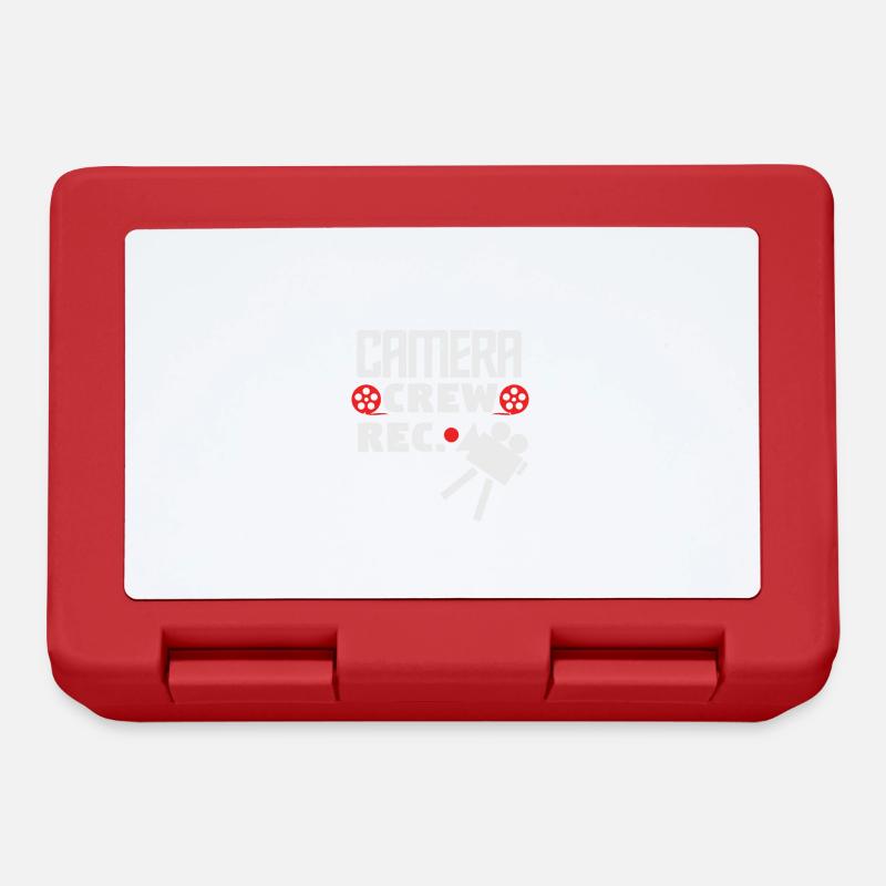 camera crew rec - Lunchbox - red