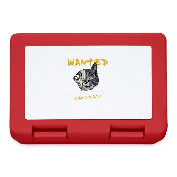 Physique des chats de Schrödinger Les geeks des chats de Schrödinger - Boîte à goûter - rouge - Devant