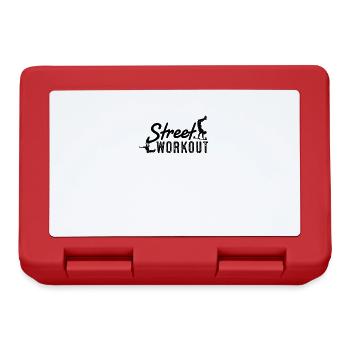 Street Workout Fitness Claisthenics Gift Idea - Lunchbox - red - Front