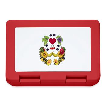 Healthy Fruits Fruit Vegan Fruit Food Vitamins - Lunchbox - red - Front