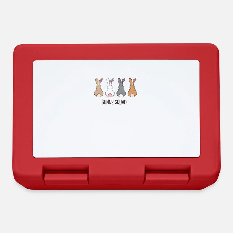Squad Funny Rabbit Team - Lunchbox - red