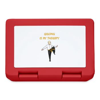 Qigong comme thérapie Lusitger Qi-Gong disant - Boîte à goûter - rouge - Devant