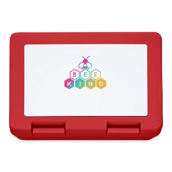 Be child, friendliness, diversity, humanity - Lunchbox - red - Front