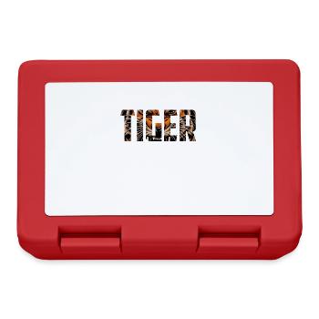 Tiger - Brotdose - Rot - Vorne