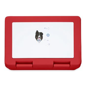 Australian Shepherd Aussie Hund Hütehund Geschenk - Brotdose - Rot - Vorne