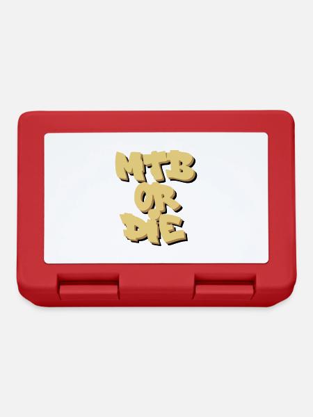 MTB Or Die - Lunchbox - red