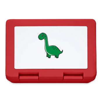 Petit dinosaure mignon pour les amoureux des animaux - Boîte à goûter - rouge - Devant