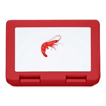 Shrimp Shrimp keep it Shrimple Aquarium Shrimp - Lunchbox - red - Front