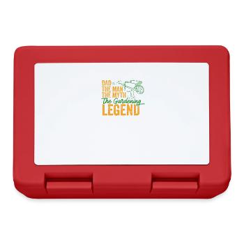Jardinier Hobby Jardinier Idée cadeau drôle - Boîte à goûter - rouge - Devant