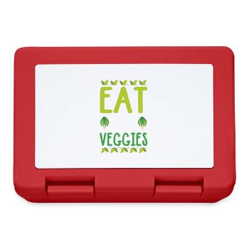 Vegetable saying - Lunchbox - red - Front