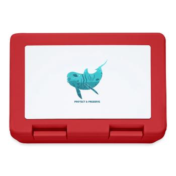 Dolphin Dolphins Species Conservation Conservation Animal Welfare - Lunchbox - red - Front