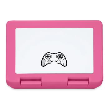 Gamer Dad Gaming Spielen Controller Games - Brotdose - Pink - Vorne