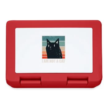 Funny Meme for I am not a Cat - Lunchbox - red - Front