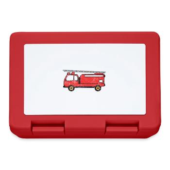 Alarm Ich Bin 3 Feuerwehr - Brotdose - Rot - Vorne