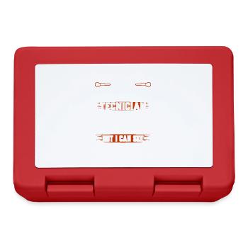 Laboratory Technician Lab Tech Fun Saying - Lunchbox - red - Front