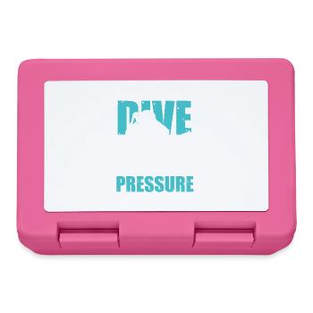 diving diver - Lunchbox - pink - Front