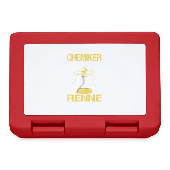 Lustiger Chemiker Spruch Chemie Studium Geschenk - Brotdose - Rot - Vorne