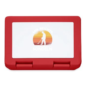 J’ai le 1er coup de sondes détecteurs de métaux - Boîte à goûter - rouge - Devant