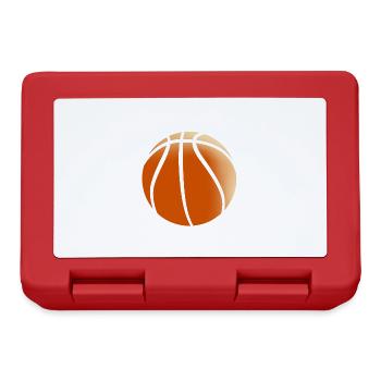 Basket-ball - Boîte à goûter - rouge - Devant