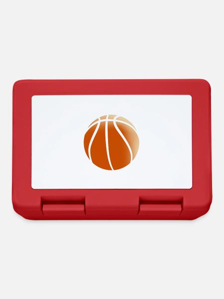 Basket-ball - Boîte à goûter - rouge