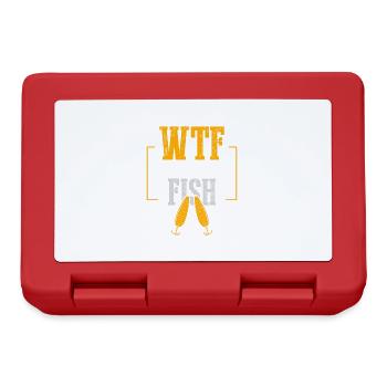 fishing fishing saying - Lunchbox - red - Front